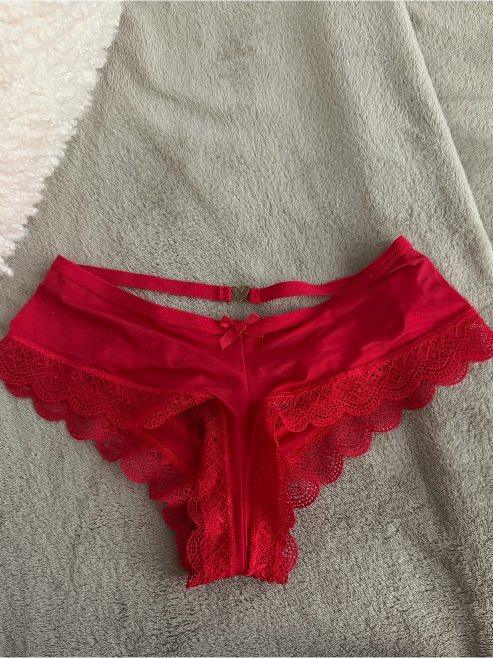 Victoria's Secret Sexy red cheeky Panty - Picture 3 of 5